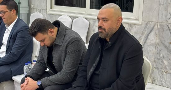 نجوم الغناء والموسيقى في عزاء والد الشاعر خالد تاج الدين