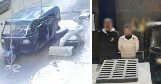 ضربة لمافيا الخردة بالمنتزه.. سقوط سائق سرق غطاء بالوعة