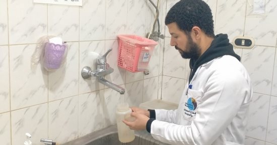 حملات لمتابعة جودة مياه الشرب بقرى مركز قليوب وقرية باسوس بالقناطر الخيرية