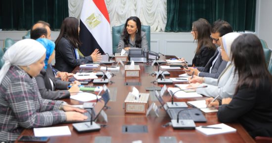 وزيرة التضامن تلتقى الممثلة المقيمة لبرنامج الأمم المتحدة الإنمائى فى مصر