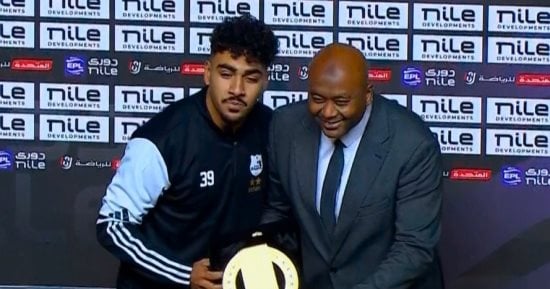 حامد عبد الله رجل مباراة الزمالك وإنبي فى الدوري