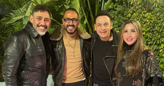 سحور فني يجمع نجوم الغناء والتمثيل فى منزل جنات وزوجها