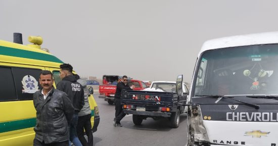 ننشر أسماء 11 مصابا بحادث انقلاب سيارة ميكروباص على طريق بنها شبرا الحر