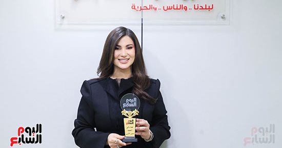 اليوم السابع يكرّم هدى الأتربى بعد تألقها فى مناعة وكلهم بيحبوا مودى