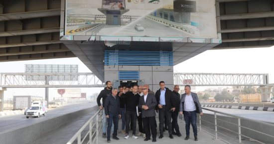 ​وزير النقل يتفقد اللمسات النهائية للمرحلة الثانية من الأتوبيس الترددي BRT بطول 40 كم