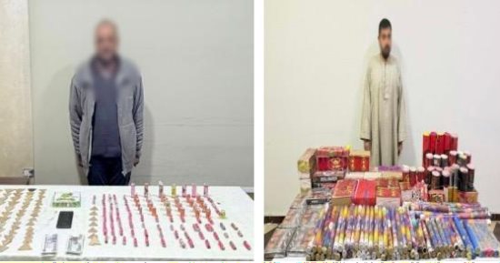 ضربة موجعة لتجار صواريخ العيد.. ضبط 600 ألف قطعة ألعاب نارية