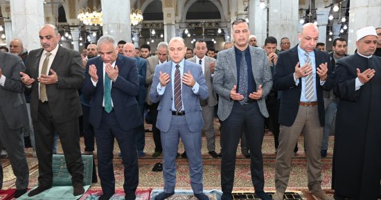 محافظ الغربية يشهد احتفال ليلة القدر من رحاب المسجد الأحمدي بطنطا