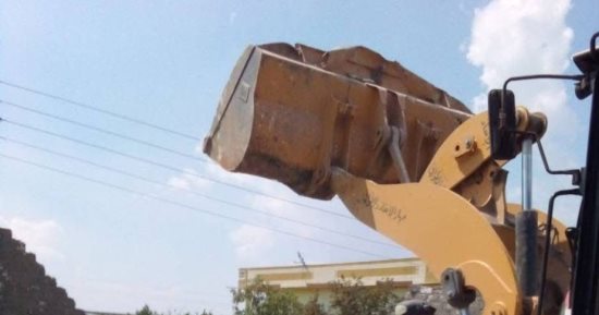إزالة 5 حالات تعدٍ بالبناء على مساحة 650 م جنوب بورسعيد