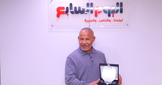 اليوم السابع يكرم الشحات مبروك عن دوره في مسلسل علي كلاي