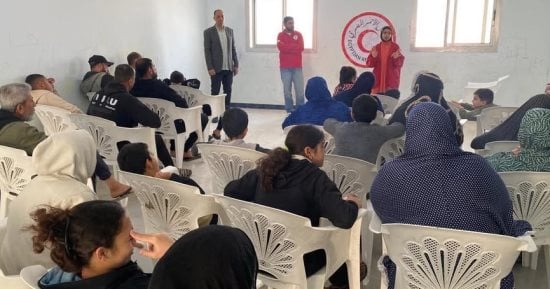 ندوات توعوية لتعزيز الصحة الغذائية للأشقاء الفلسطينيين بشمال سيناء