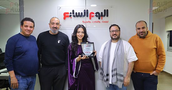 اليوم السابع يكرم رنا خطاب بعد نجاحها في مسلسل فرصة أخيرة