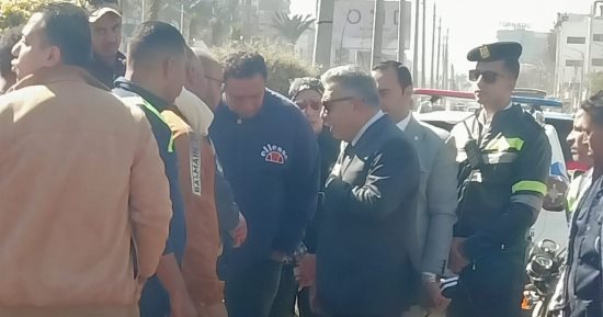 محافظ الدقهلية يوجه بسرعة أعمال إحلال وتجديد خط مياه الشرب فى شارع الجيش