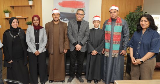 اليوم السابع يستقبل نجوم دولة التلاوة فى صالة التحرير.. فيديو