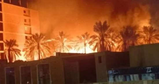 لبيان السبب.. النيابة تطلب تقرير المعمل الجنائى لحريق مخزن سيراميك بالمرج