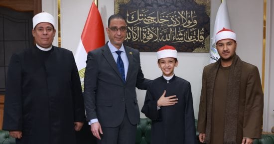 محافظ الجيزة يكرم الفائزين بالمراكز الأولى فى مسابقة دولة التلاوة