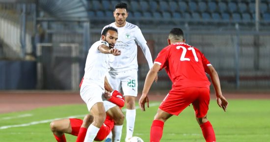 المصرى يتعادل سلبيا مع شباب بلوزداد فى الشوط الأول بربع نهائى الكونفدرالية