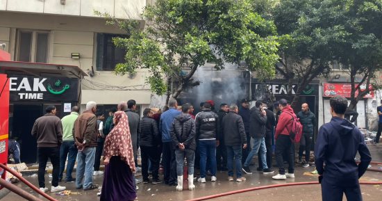 السيطرة على حريق محل بقالة فى بحرى بالإسكندرية