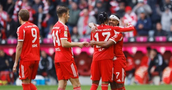 بايرن ميونخ يضرب يونيون برلين 4-0 ويعزز صدارة ترتيب الدورى الألمانى