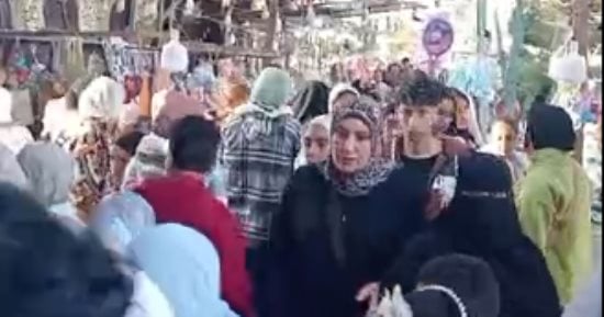 التذكرة بـ5 جنيهات بس.. توافد الآلاف على حديقة صنعاء بكفر الشيخ.. فيديو
