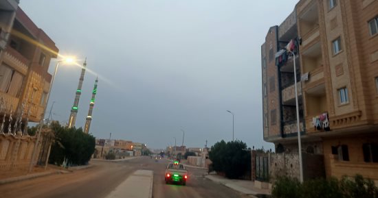اللهم صيبا نافعا.. أمطار على مدينة السادات فى المنوفية