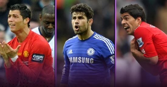 ملوك الغطس فى الملاعب.. سواريز وكوستا ورونالدو الأكثر خداعًا للحكام