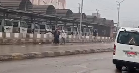 هطول أمطار وتوقف حركة الملاحة البحرية بكفر الشيخ.. فيديو