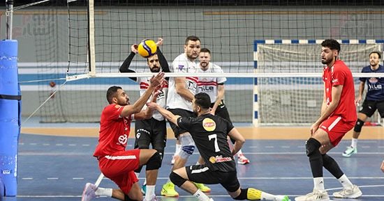 الأهلى يهزم الزمالك 3-0 ويتوج بلقب دوري سوبر رجال الكرة الطائرة.. صور