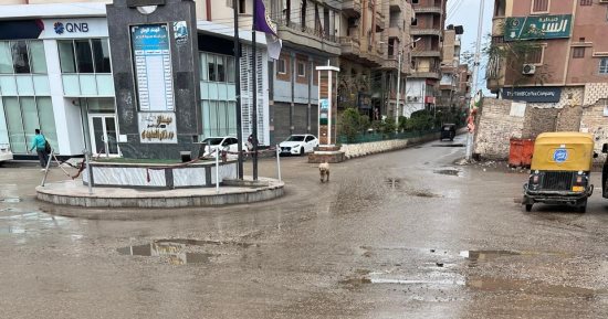 تقلبات جوية وسقوط أمطار على محافظة الدقهلية