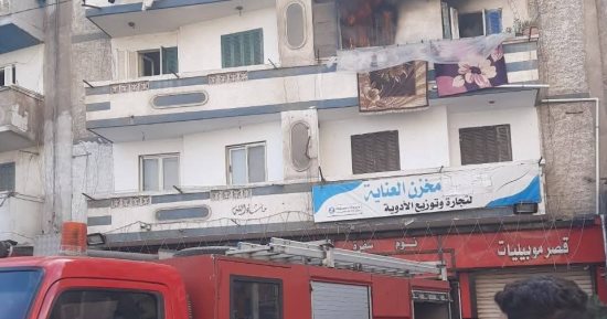 حريق شقة فى باكوس بسبب ماس كهربائى دون إصابات بالإسكندرية