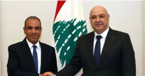 الرئيس اللبنانى: نقدر دعم مصر ونرحب بجهودها لوقف الحرب