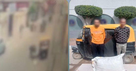 فيديو سرقة قطع غيار سيارات بأبو المطامير يسقط المتهمين