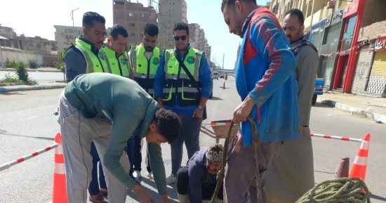 مياه القناة تواصل أعمال التطهير بقطاع السويس وفق أعلى معايير السلامة
