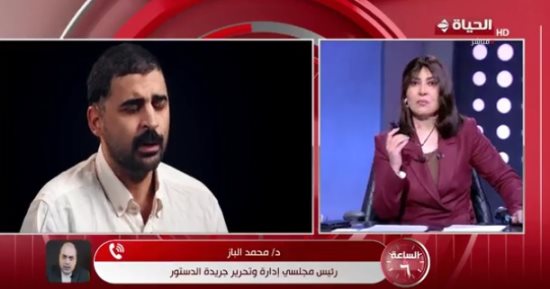 محمد الباز لـ الساعة 6: ضبط قيادات حسم يؤكد استمرار أفكار الإخوان
