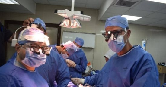 نجاح عملية قلب مفتوح بتقنية التدخل الجراحى المحدود بمستشفيات جامعة بنى سويف