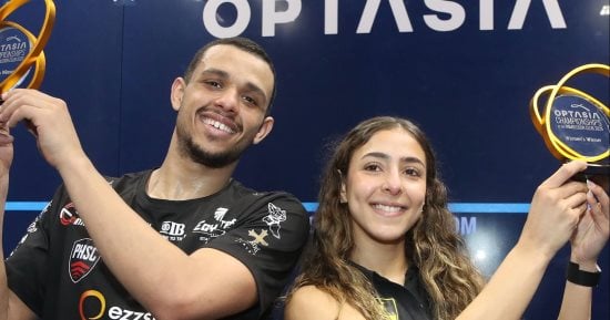تصنيف الاسكواش.. هانيا الحمامي ومصطفى عسل فى الصدارة ببداية الموسم