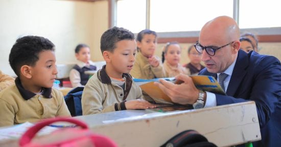 وزير التعليم يزور مدارس الغربية ويوجه بإجراء التقييمات الأسبوعية فى مواعيدها