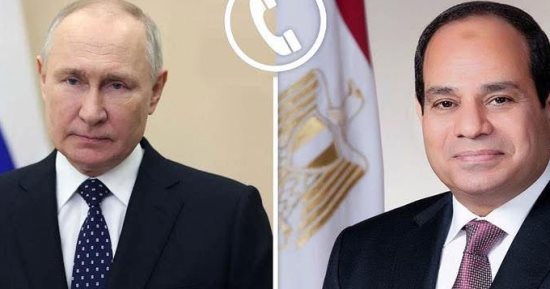 بوتين يثمّن جهود مصر من أجل تدعيم الأمن الإقليمى وخفض التوتر بالمنطقة