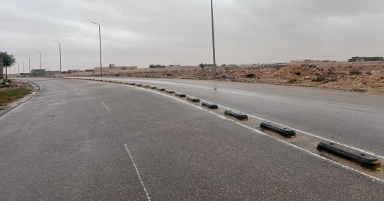 أمطار الخير تواصل هطولها على مطروح تروي الزراعات وتملأ الآبار.. فيديو وصور