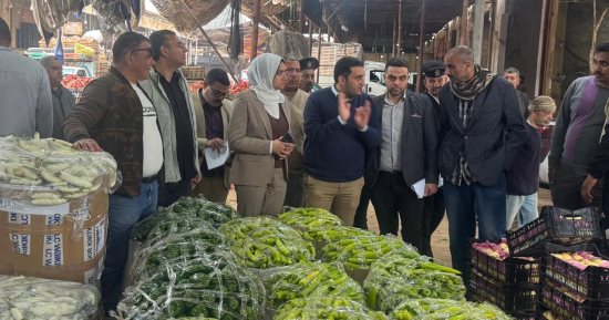 ضبط تجار متلاعبين بأسعار الخضروات فى سوق الجملة ببنها