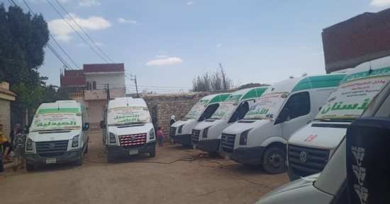 الكشف على 671 مواطنًا خلال قافلة طبية مجانية بقرية الجرايشة بالإسماعيلية