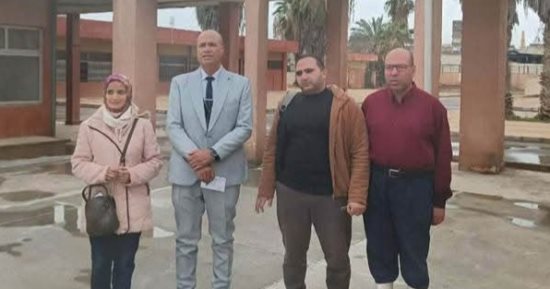 مدير الطب البيطرى بالإسكندرية يتابع مخالفات مجزر العامرية فى أولى مهام منصبه