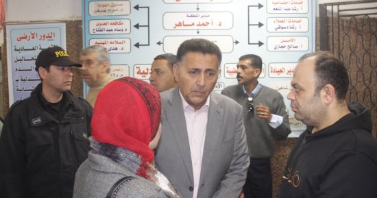 محافظ القليوبية يتابع انتظام تقديم الخدمات بعيادات التأمين الصحي فى بنها
