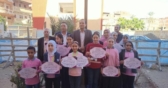 طالبات مدرسة الشهيد محمد عيد الخابية بكفر الشيخ يحققن المركز الثاني على مستوى الجمهورية