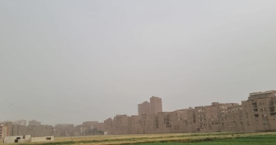 مركز المناخ: هدوء الأمطار على الوجه البحرى ونشاط للرياح الترابية بالصعيد 