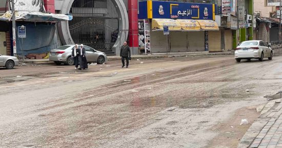 أمطار خفيفة على مدينة العريش والتزام باليوم الدراسي