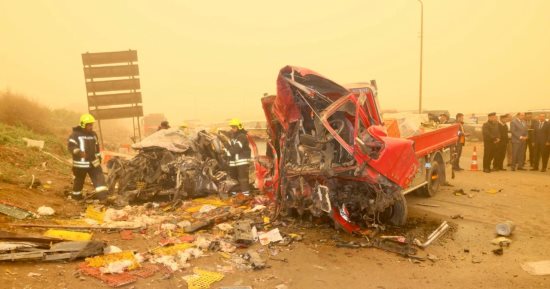 ننشر أسماء المتوفين فى حادث سير على طريق السادات كفر داود بالمنوفية