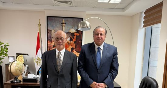 رئيس جهاز الملكية الفكرية يستقبل السفير اليابانى لبحث التعاون المشترك