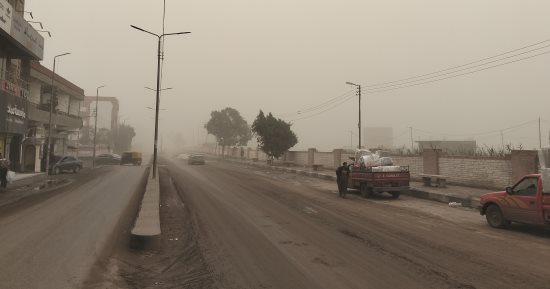 الأرصاد تكشف موعد انتهاء العاصفة الترابية وتحسن الطقس