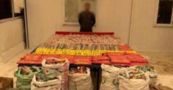 الداخلية تضبط 2 مليون قطعة ألعاب نارية بحوزة تاجر بالقاهرة