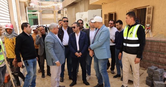محافظ المنوفية يتفقد إنشاءات مدرسة السادات التجارية باستثمارات 20 مليون جنيه